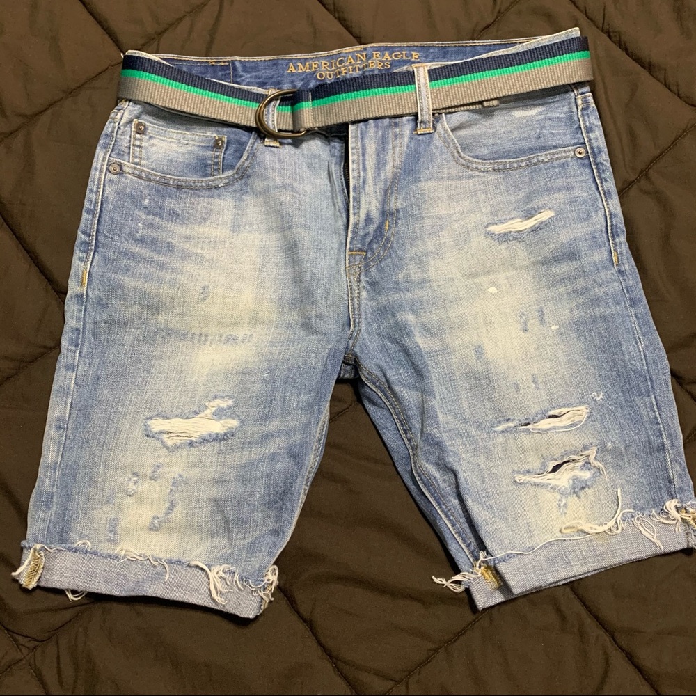AE Distressed Shorts